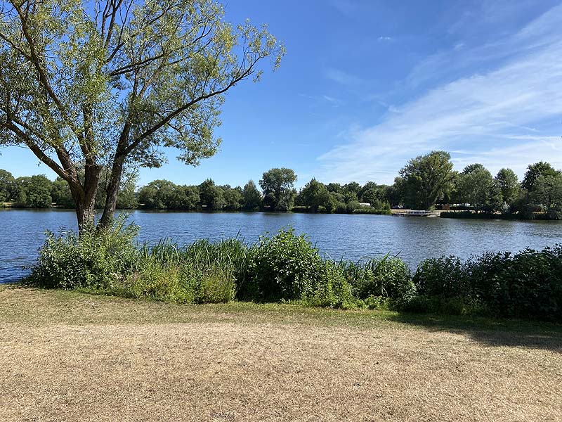 Der Baggersee Oberwallenstadt, Ortswiesensee in Lichtenfels