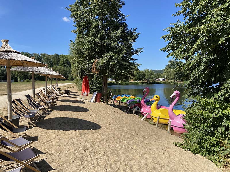 Der Baggersee Oberwallenstadt, Ortswiesensee in Lichtenfels