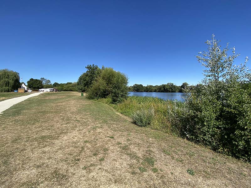 Der Baggersee Oberwallenstadt, Ortswiesensee in Lichtenfels