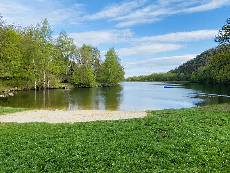 Der Osterteich in Gernrode, Sachsen-Anhalt