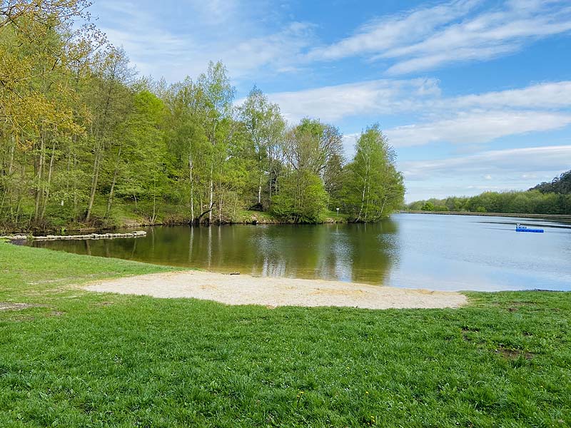Der Osterteich in Gernrode, Sachsen-Anhalt