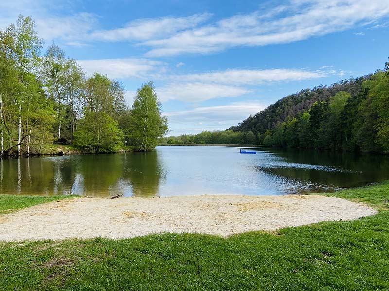 Der Osterteich in Gernrode, Sachsen-Anhalt