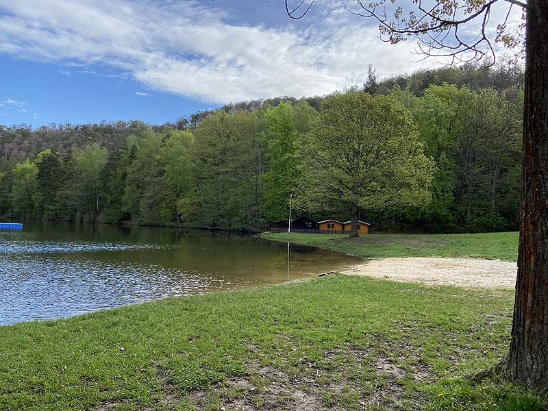 Der Osterteich in Gernrode, Sachsen-Anhalt