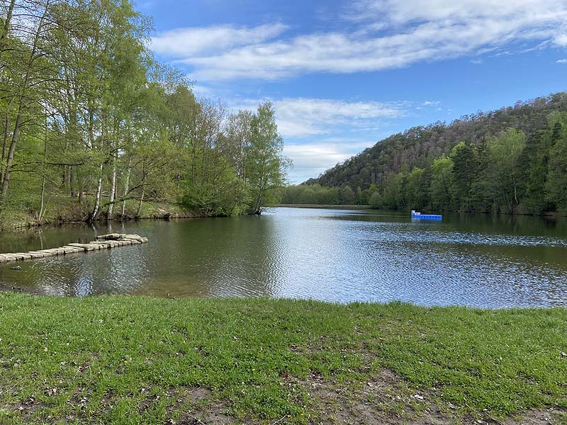 Der Osterteich in Gernrode, Sachsen-Anhalt