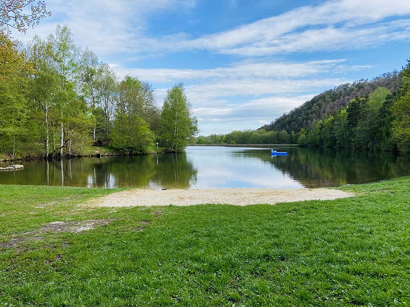 Der Osterteich in Gernrode, Sachsen-Anhalt