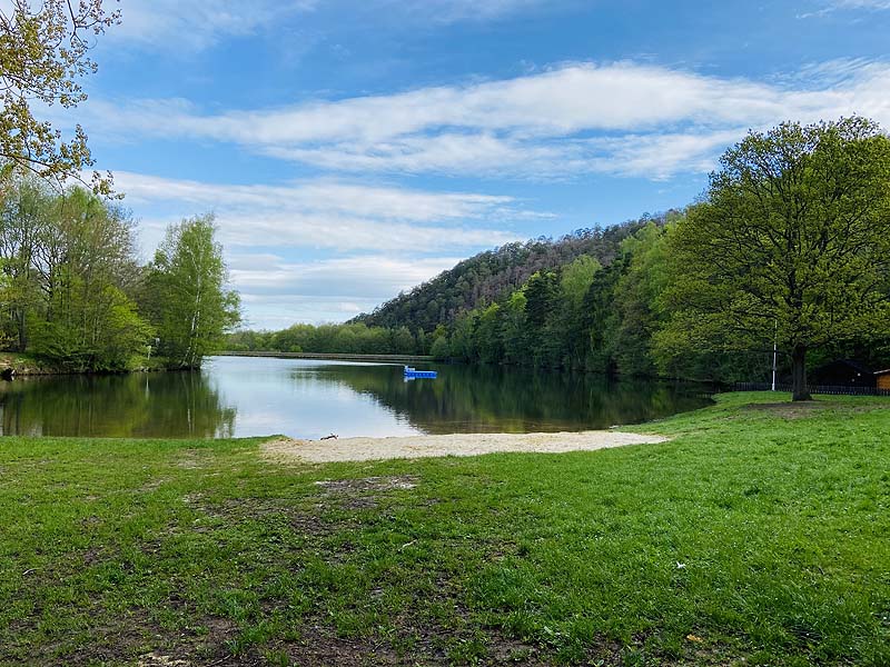 Der Osterteich in Gernrode, Sachsen-Anhalt