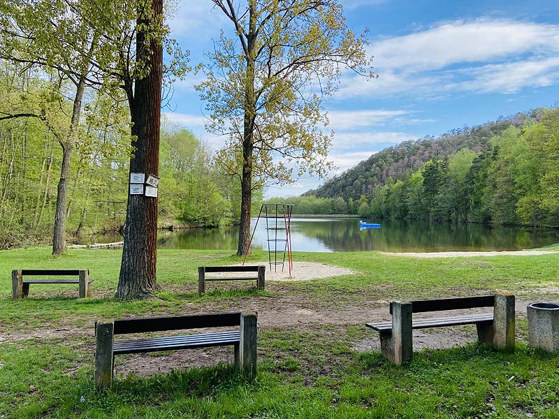 Der Osterteich in Gernrode, Sachsen-Anhalt