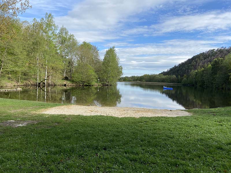 Der Osterteich in Gernrode, Sachsen-Anhalt