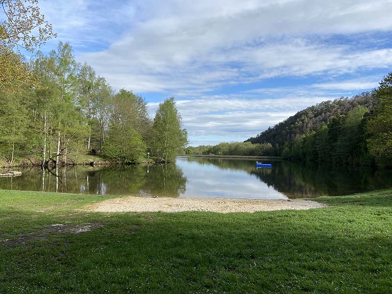 Der Osterteich in Gernrode, Sachsen-Anhalt