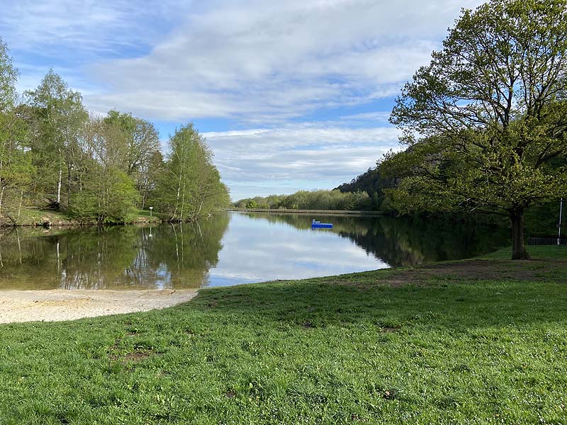 Der Osterteich in Gernrode, Sachsen-Anhalt