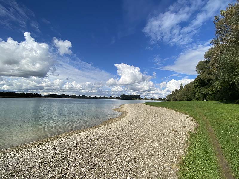 Der FKK Bereich am Pullinger Weiher bei Freising