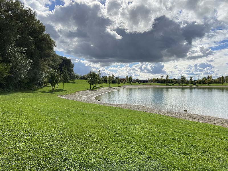 Der FKK Bereich am Pullinger Weiher bei Freising