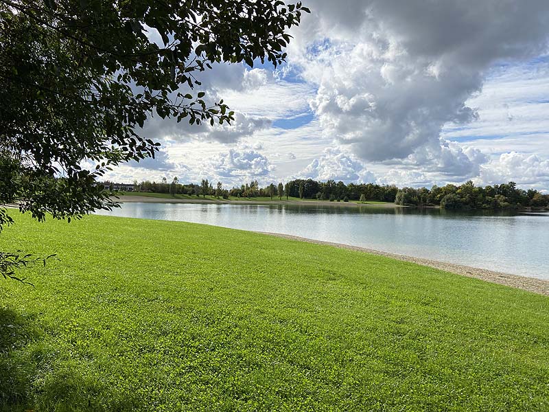 Der FKK Bereich am Pullinger Weiher bei Freising