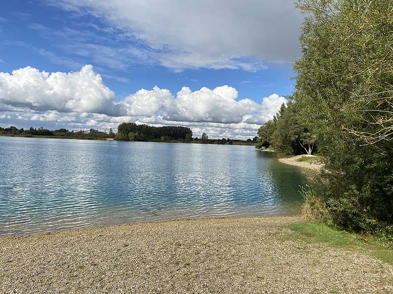 Der FKK Bereich am Pullinger Weiher bei Freising