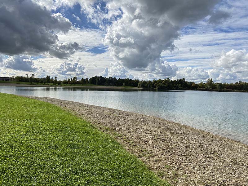 Der FKK Bereich am Pullinger Weiher bei Freising