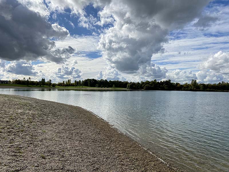 Der FKK Bereich am Pullinger Weiher bei Freising