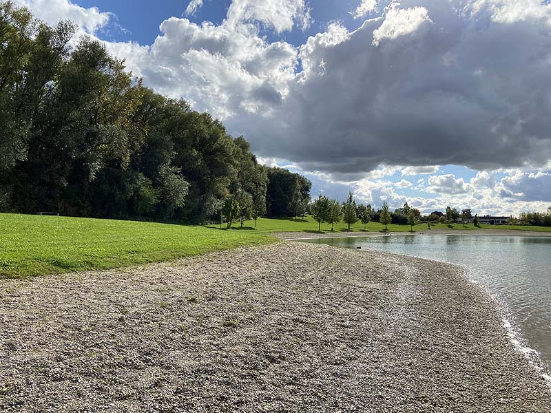 Der FKK Bereich am Pullinger Weiher bei Freising