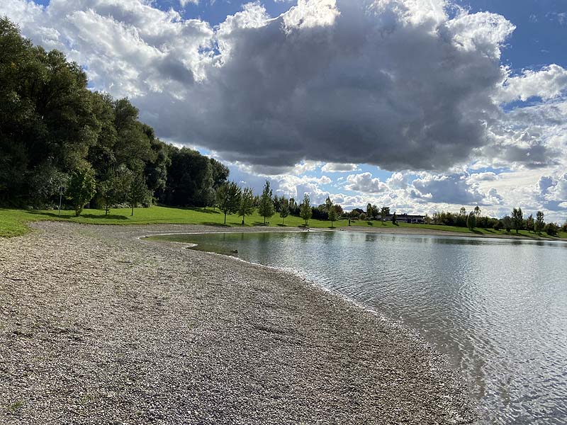 Der FKK Bereich am Pullinger Weiher bei Freising