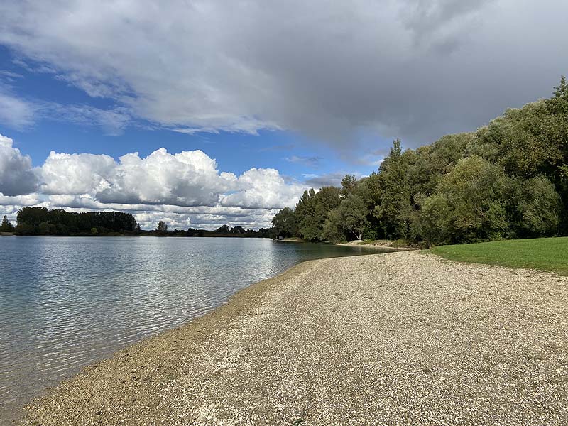 Der FKK Bereich am Pullinger Weiher bei Freising