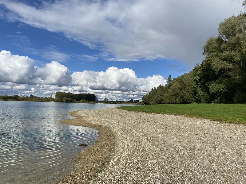 Der FKK Bereich am Pullinger Weiher bei Freising