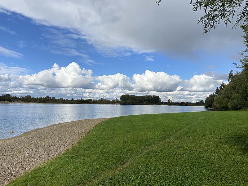 Der FKK Bereich am Pullinger Weiher bei Freising