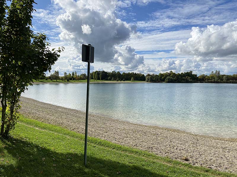 Der FKK Bereich am Pullinger Weiher bei Freising