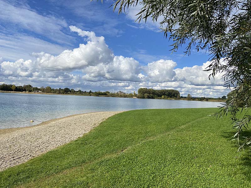 Der FKK Bereich am Pullinger Weiher bei Freising