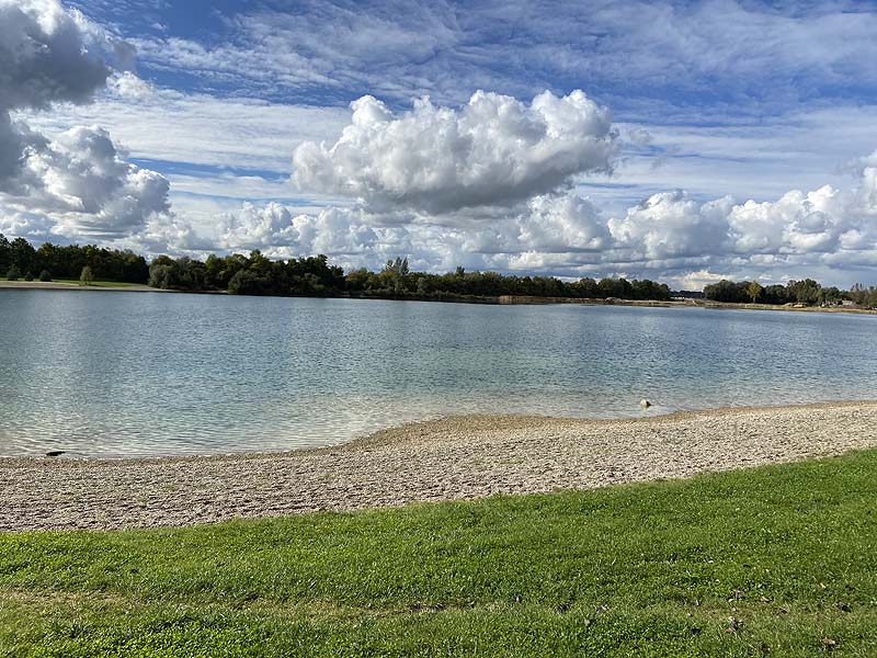 Der FKK Bereich am Pullinger Weiher bei Freising