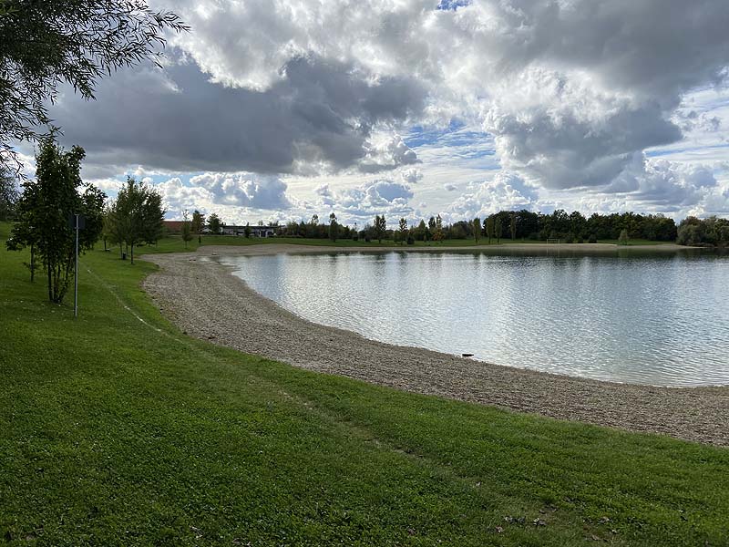 Der FKK Bereich am Pullinger Weiher bei Freising