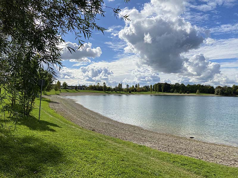 Der FKK Bereich am Pullinger Weiher bei Freising