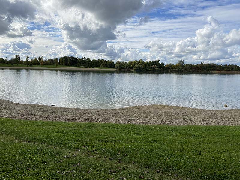 Der FKK Bereich am Pullinger Weiher bei Freising