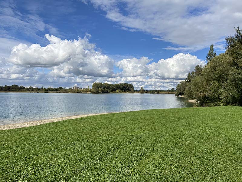 Der FKK Bereich am Pullinger Weiher bei Freising