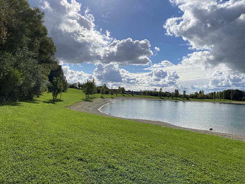 Der FKK Bereich am Pullinger Weiher bei Freising