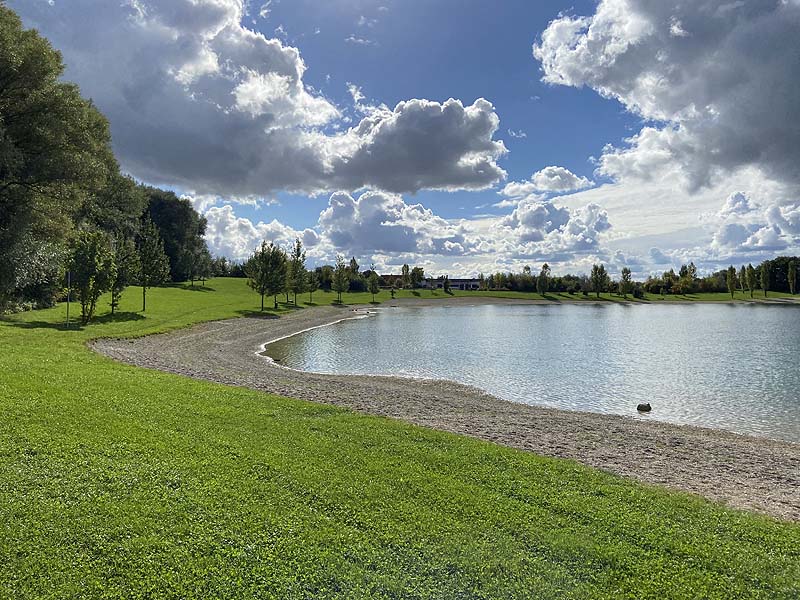 Der FKK Bereich am Pullinger Weiher bei Freising