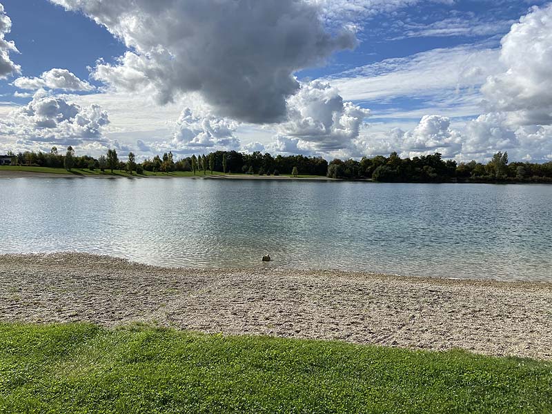 Der FKK Bereich am Pullinger Weiher bei Freising