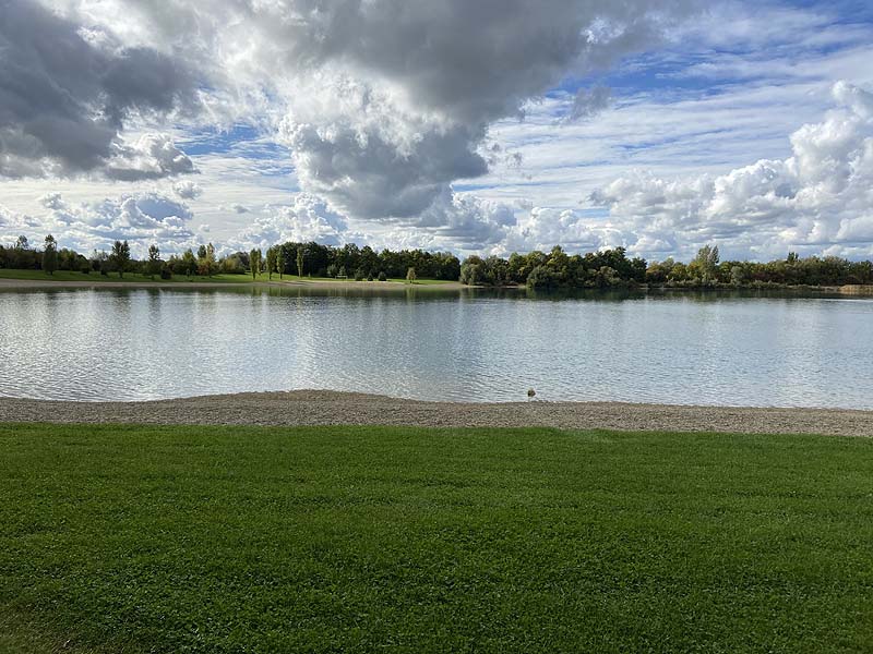 Der FKK Bereich am Pullinger Weiher bei Freising