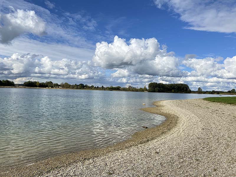 Der FKK Bereich am Pullinger Weiher bei Freising