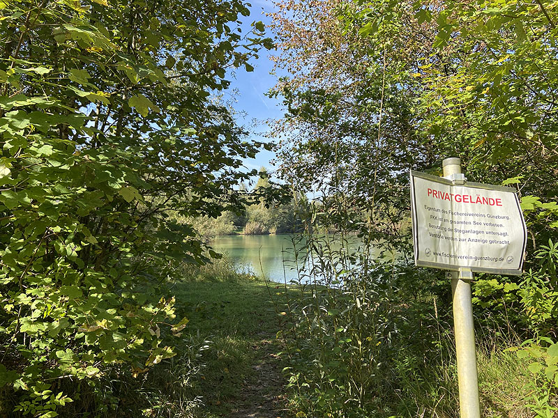 Die FKK Plätze am Baggersee in Riedheim
