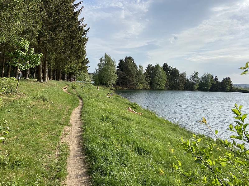 Der FKK Bereich am Riedsee in Donaueschingen