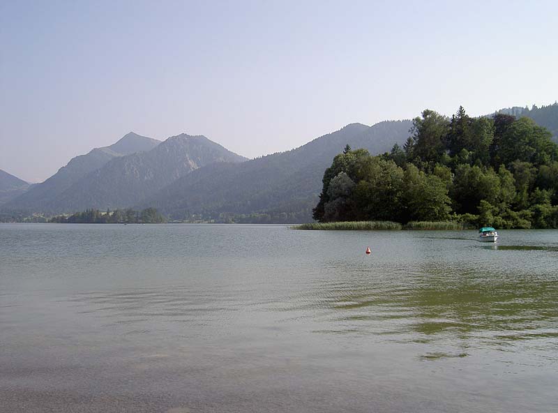 Der Schliersee bei Miesbach (Bayern)