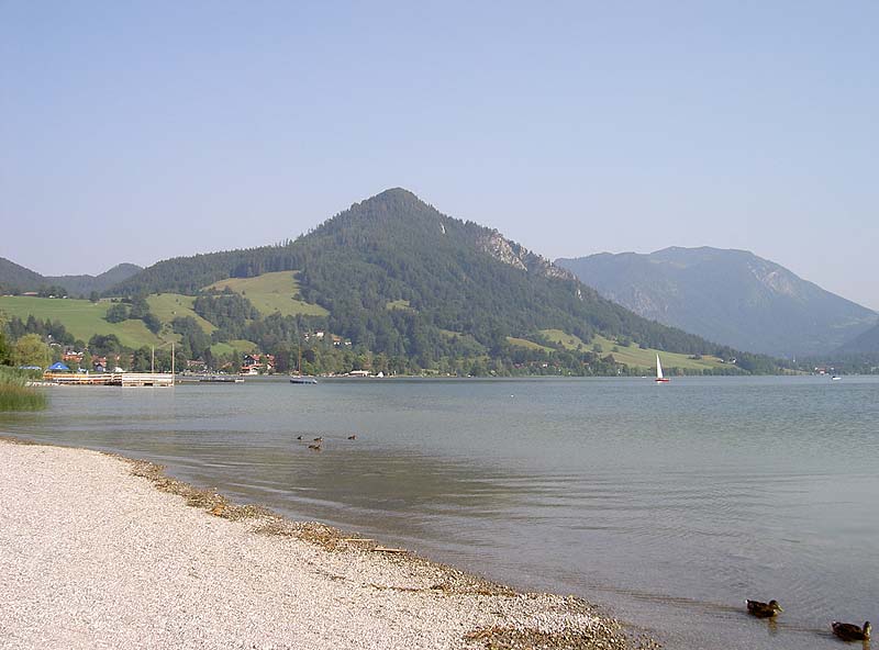 Der Schliersee bei Miesbach (Bayern)