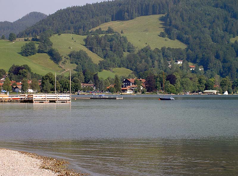 Der Schliersee bei Miesbach (Bayern)