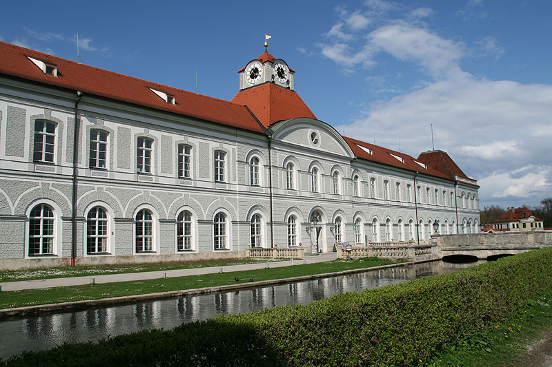 Das Schloss Nymphenburg in München, Außenansicht