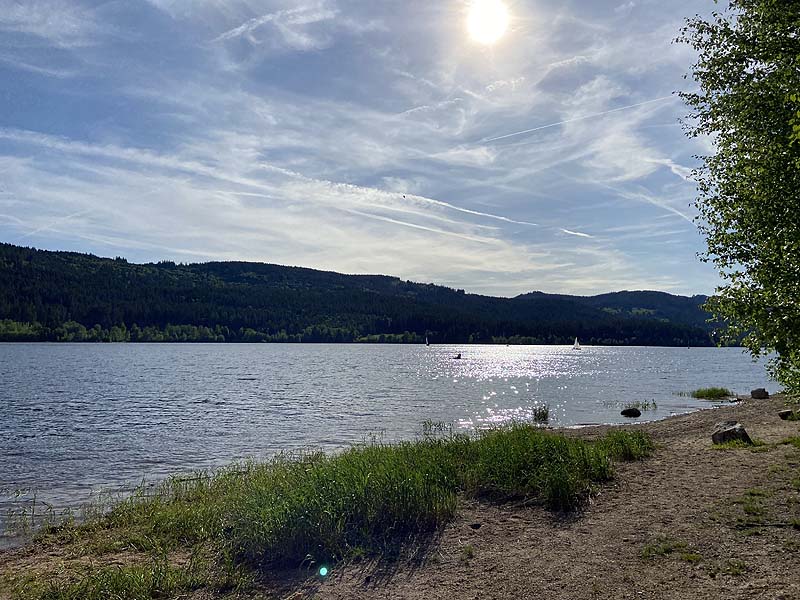 Der FKK-Bereich am Schluchsee in Baden-Württemberg