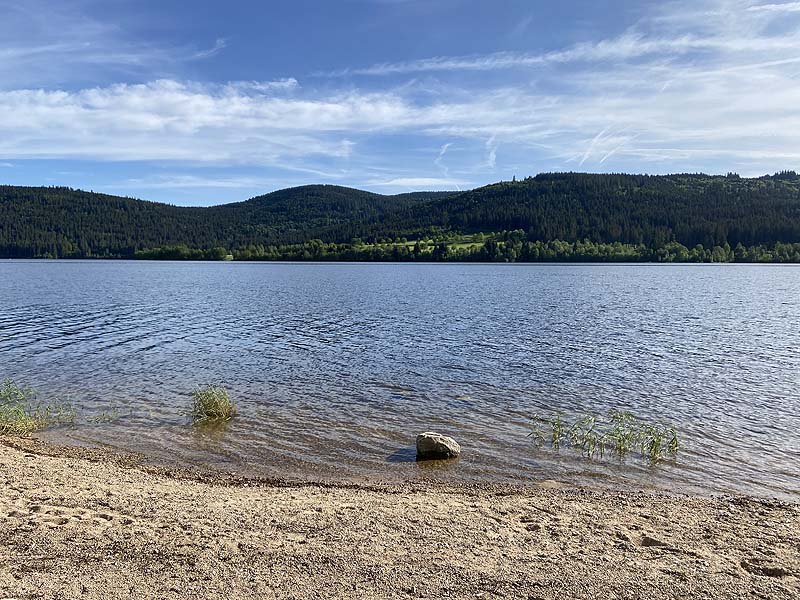 Der FKK-Bereich am Schluchsee in Baden-Württemberg