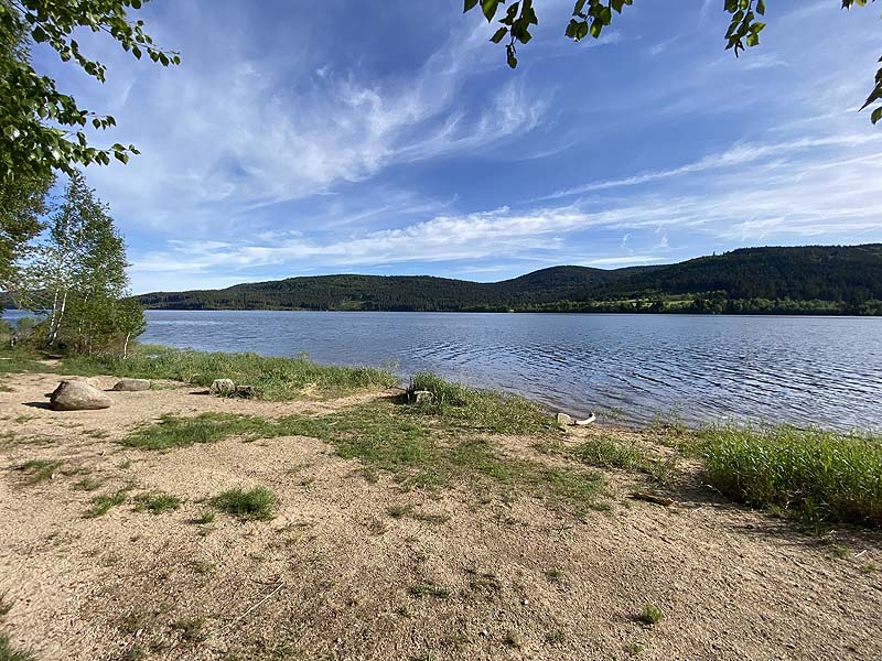 Der FKK-Bereich am Schluchsee in Baden-Württemberg