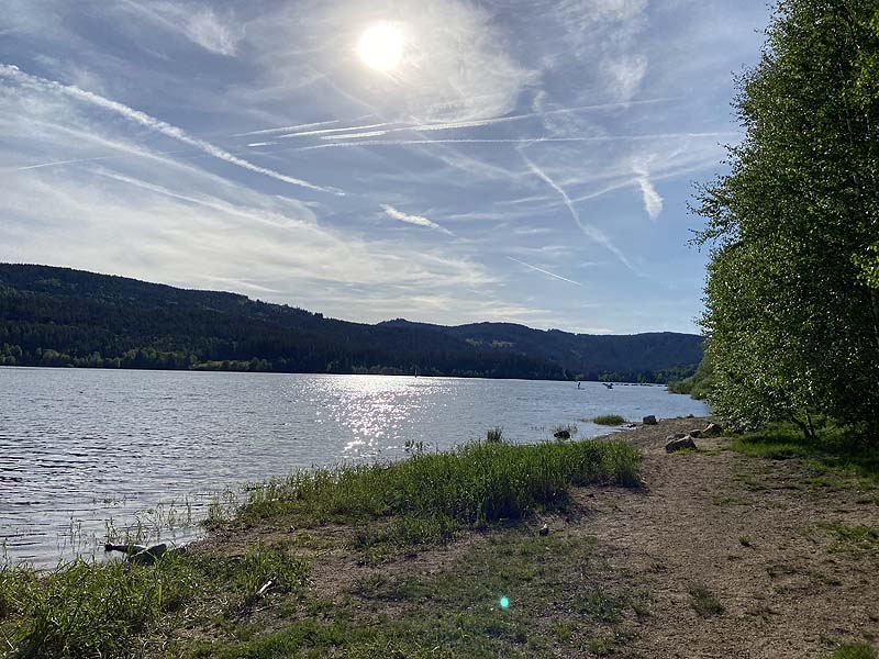 Der FKK-Bereich am Schluchsee in Baden-Württemberg