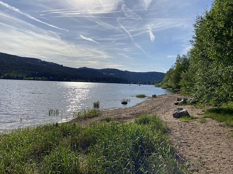 Der FKK-Bereich am Schluchsee in Baden-Württemberg