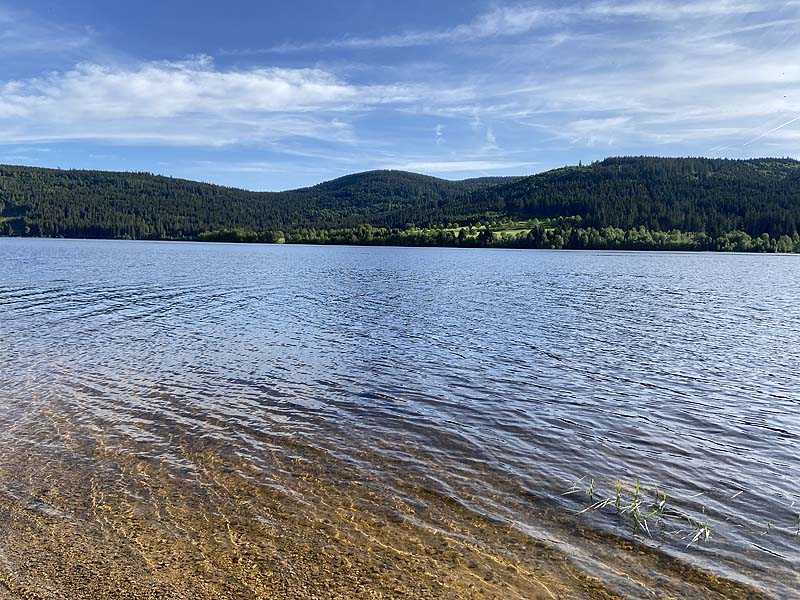 Der FKK-Bereich am Schluchsee in Baden-Württemberg