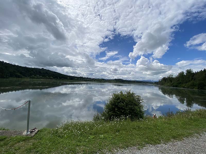 Der Badesee Schongauer Lechsee in Schongau